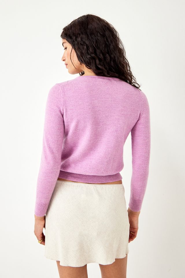 Urban Renewal Vintage Pink Argyle Cardigan #4
