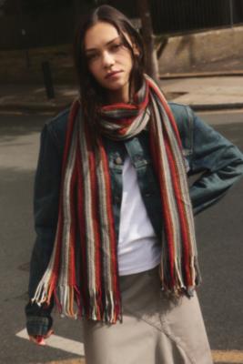 小物 our legacy ivy scarf vintage stripe Our Legacy - Ivy Scarf Black Stripe