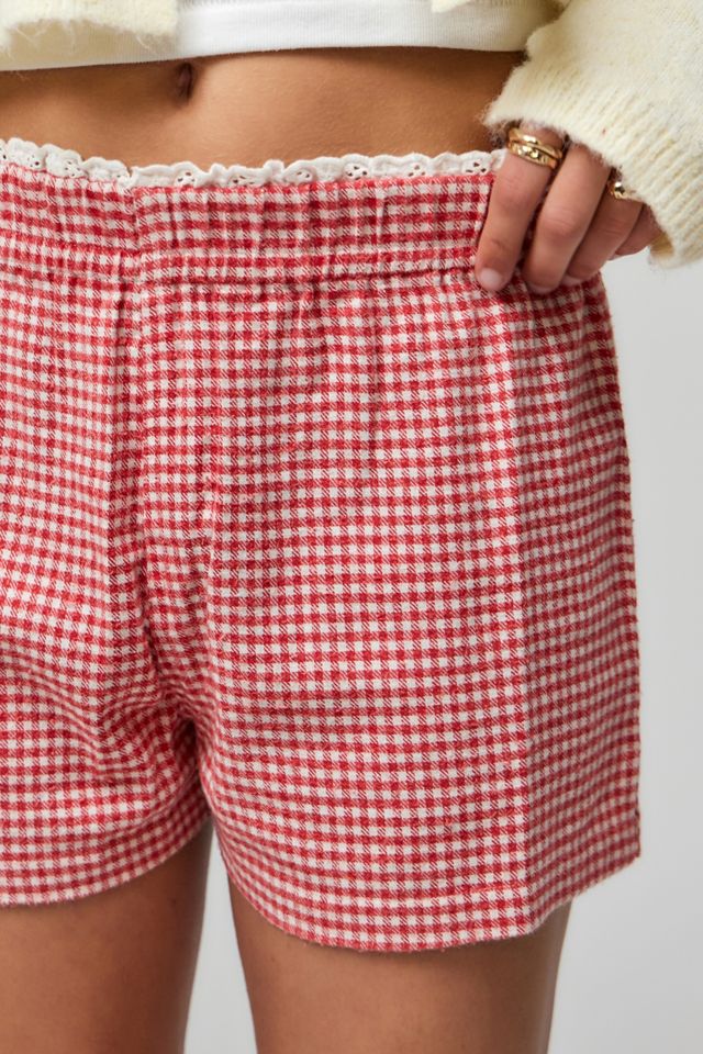 Urban Renewal Aus Reststoffen Flanell Pumphose Shorts #1