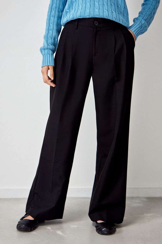Urban Renewal Black Ash Low Rise Trousers #1
