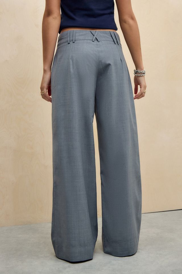 Urban Renewal Made From Remnants Grey Ama Stripe Trousers #3