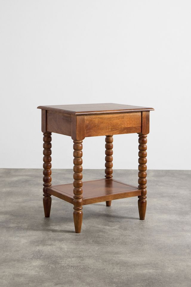 Brown Spindle Nightstand #5