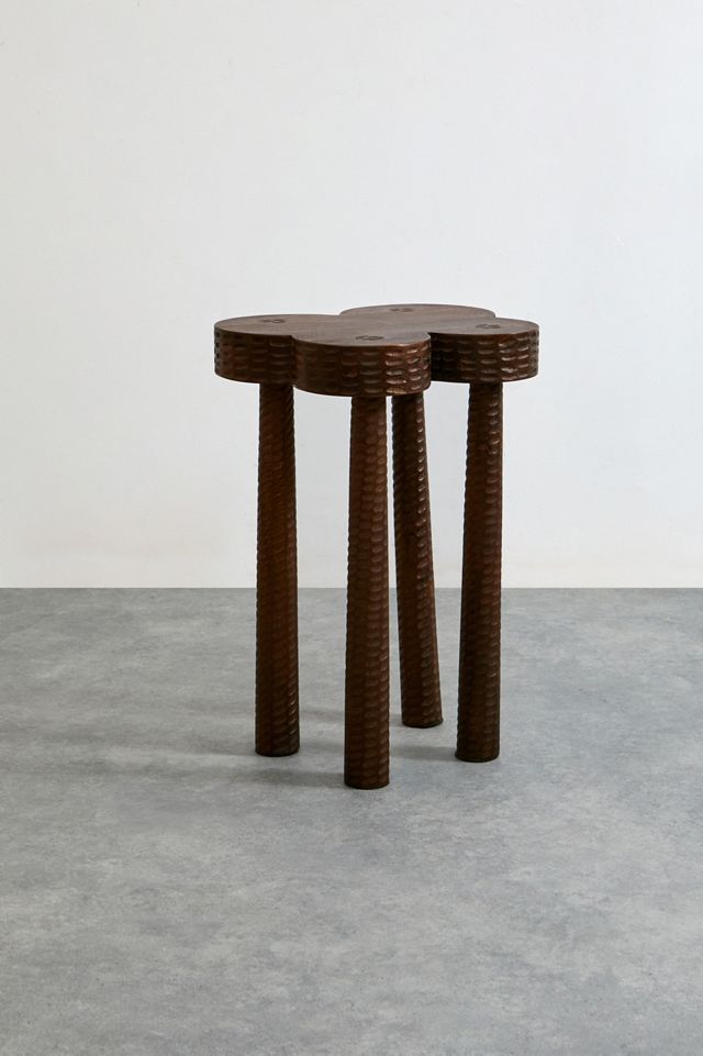Butterfly Carved Side Table #2