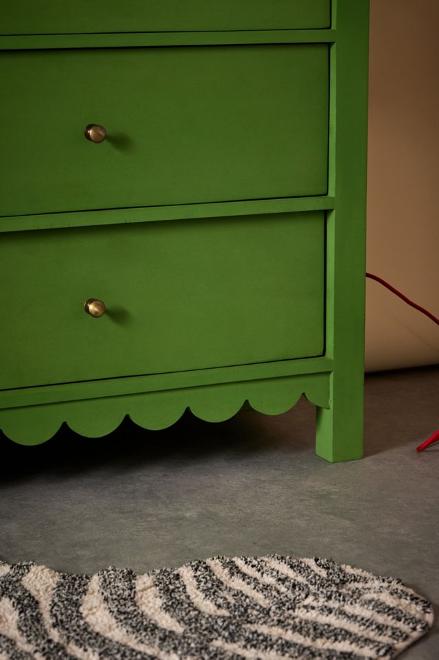 Green Primrose 6-Drawer Dresser #3