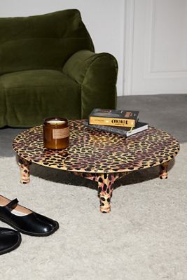 Leopard Print Coffee Table
