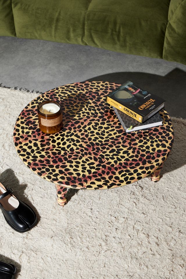 Leopard Print Coffee Table #1