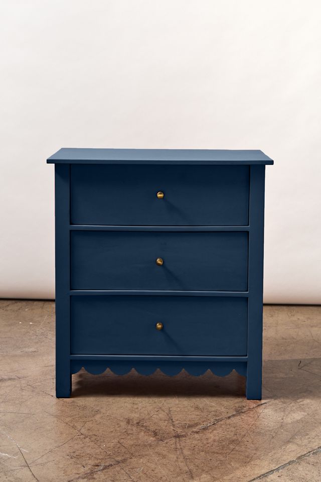 Navy Primrose 3-Drawer Dresser #4
