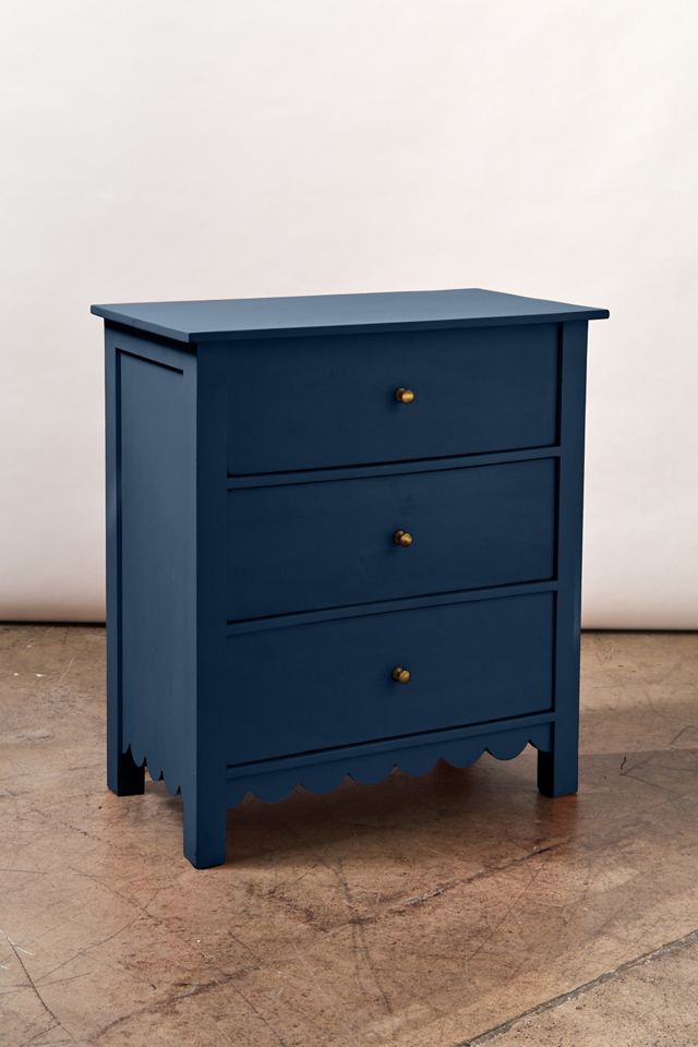 Navy Primrose 3-Drawer Dresser #5