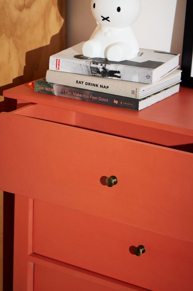 Orange Primrose 6-Drawer Dresser