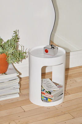 White Devon Side Table Product Page