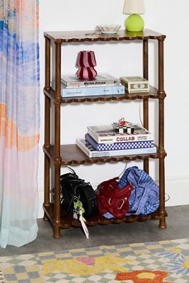 Scalloped Storage Shelf