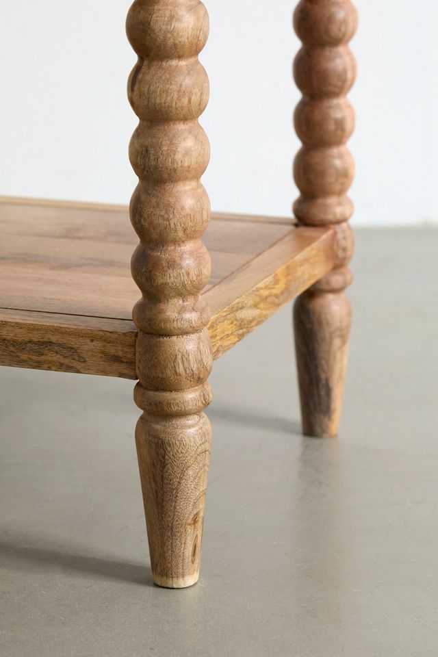 Neutral Spindle Nightstand #4
