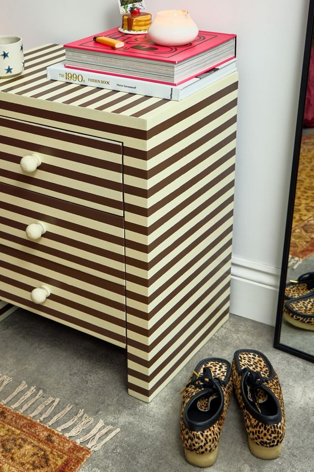 Austin 3-Drawer Hand-Painted Dresser #1