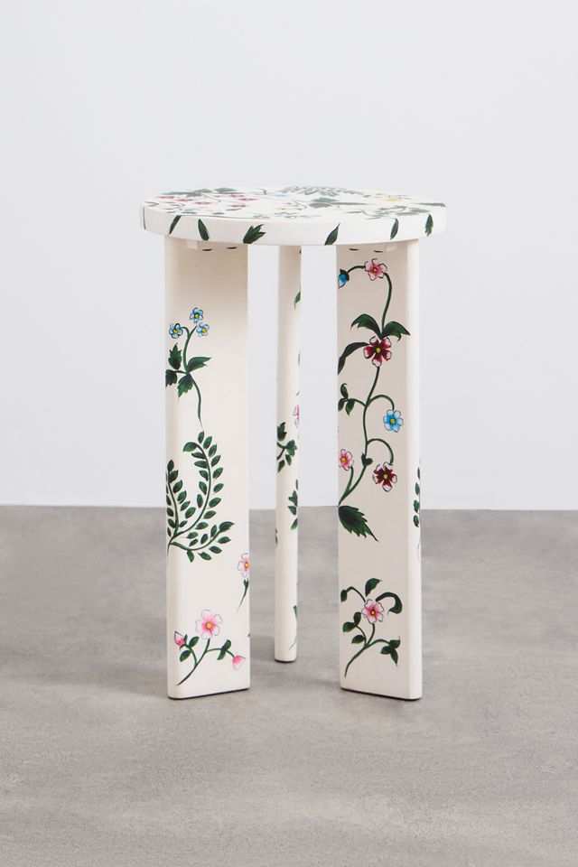Mesa Auxiliar Floral Vintage #4