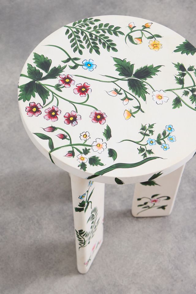Mesa Auxiliar Floral Vintage #5