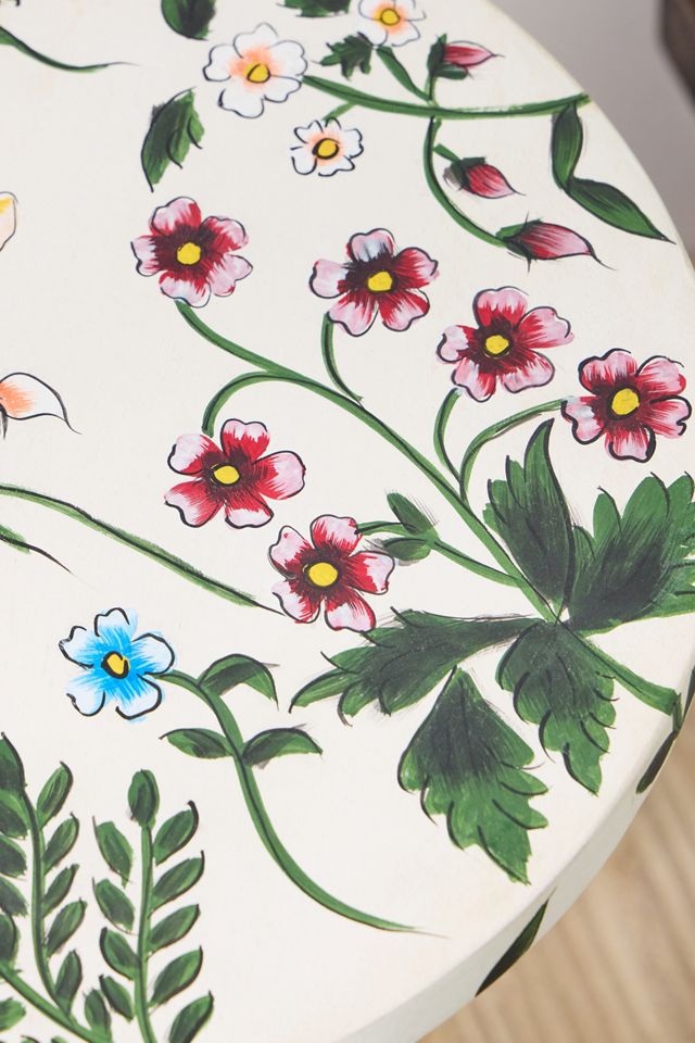 Mesa Auxiliar Floral Vintage #2