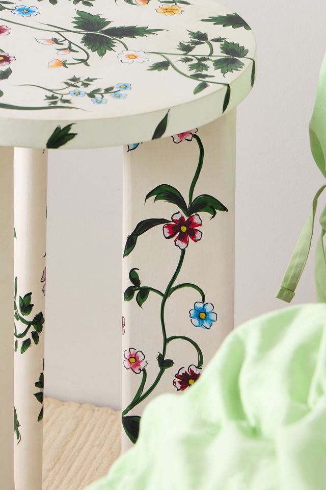 Mesa Auxiliar Floral Vintage #3