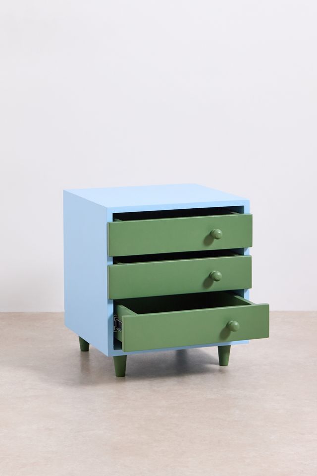 Blue & Sage Locker Nightstand #4