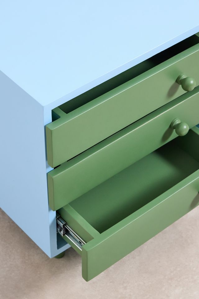 Blue & Sage Locker Nightstand #6
