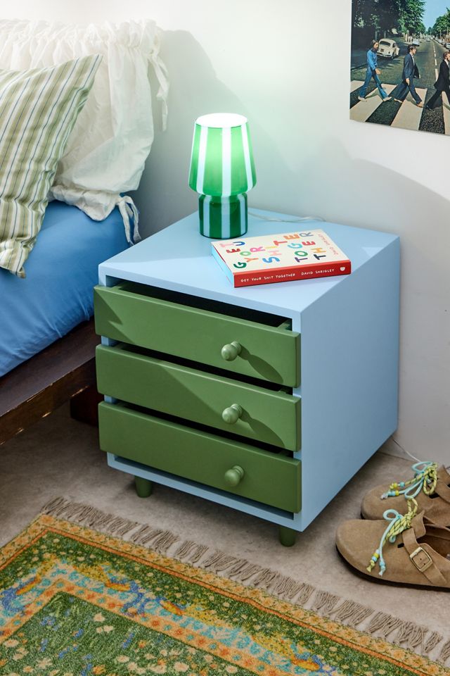 Blue & Sage Locker Nightstand #1