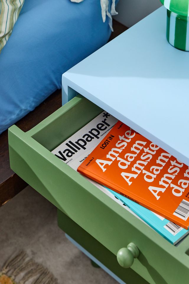 Blue & Sage Locker Nightstand #2