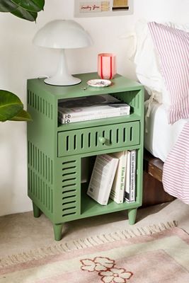 Mesita de Noche Locker Verde