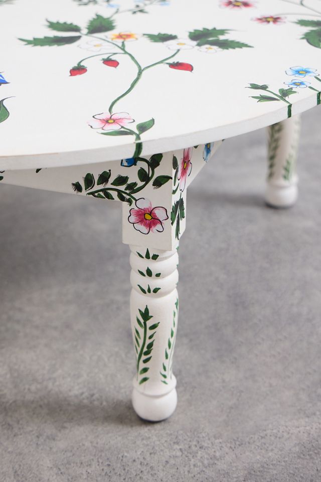 Vintage Floral Coffee Table  #5