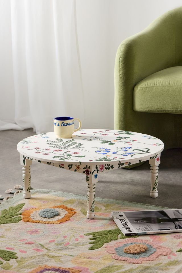 Vintage Floral Coffee Table  #1