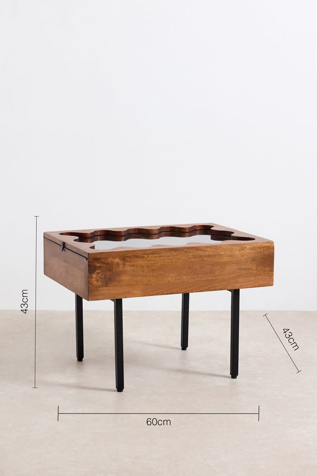 Mesa de Centro Pequeña con Bordes Festoneados Gallery #7