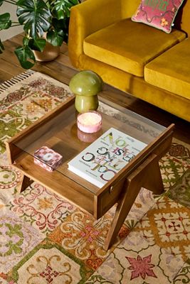 Lois Glass Top Table
