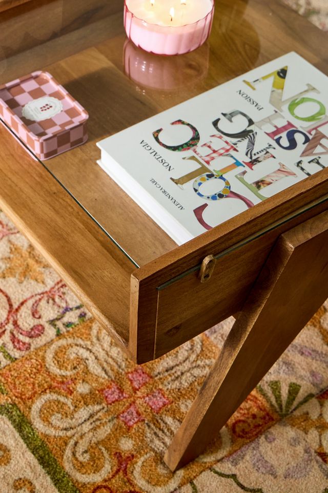 Lois Glass Top Table #1