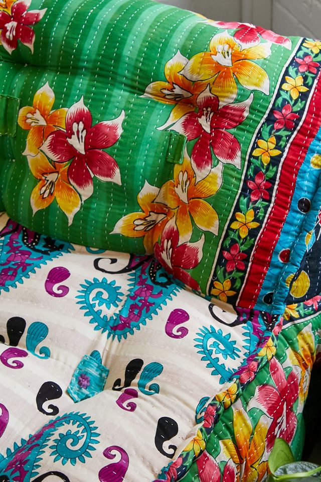 Urban Renewal One-Of-A-Kind Kantha Reema Floor Sofa  #2