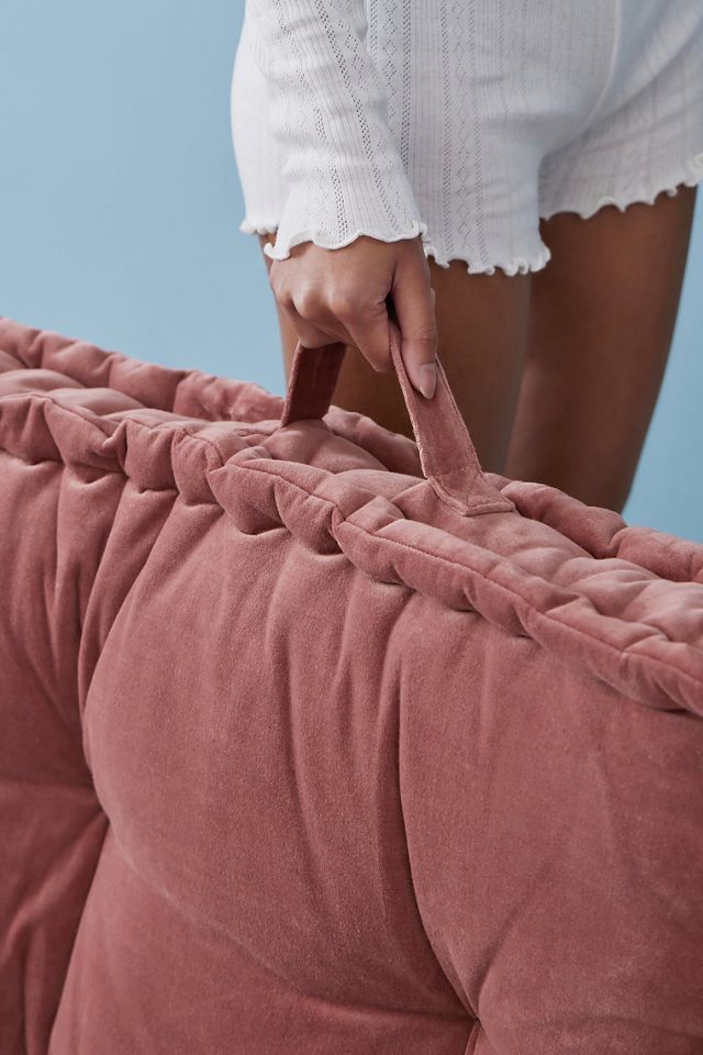 Rohini Pink Velvet Daybed Cushion #3