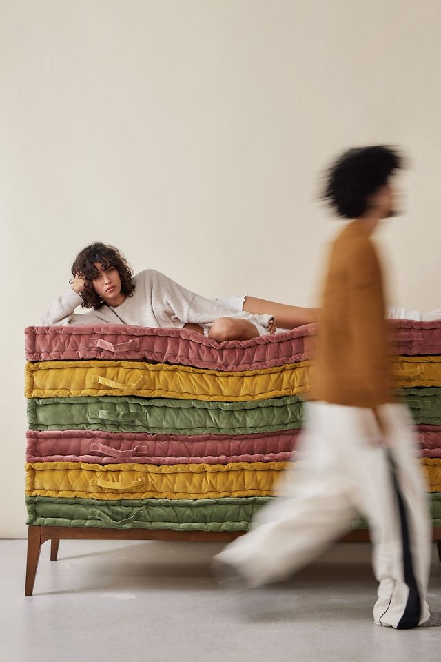 Rohini Sage Velvet Daybed Cushion #1
