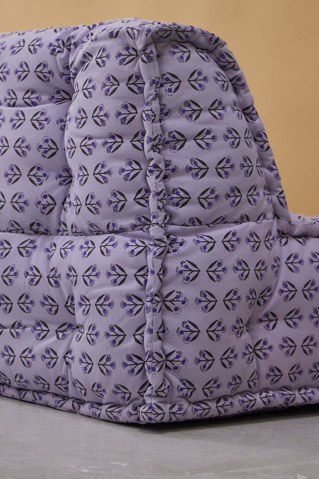 Reema Block Print Two-Seater Floor Cushion #4