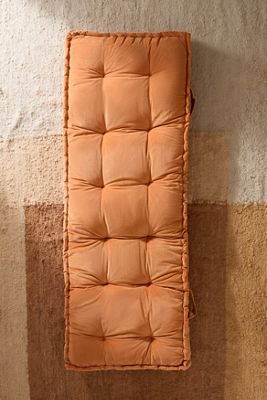 Rohini Orange Velvet Daybed Cushion
