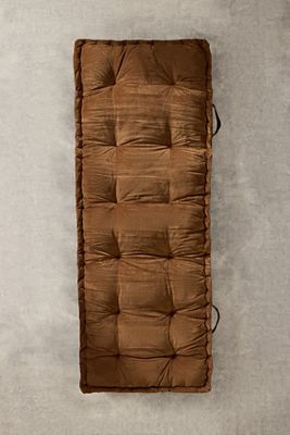 Rohini Chocolate Velvet Daybed Cushion