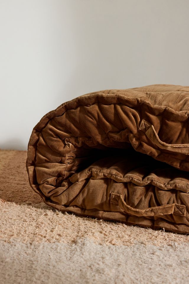 Rohini Chocolate Velvet Daybed Cushion #2