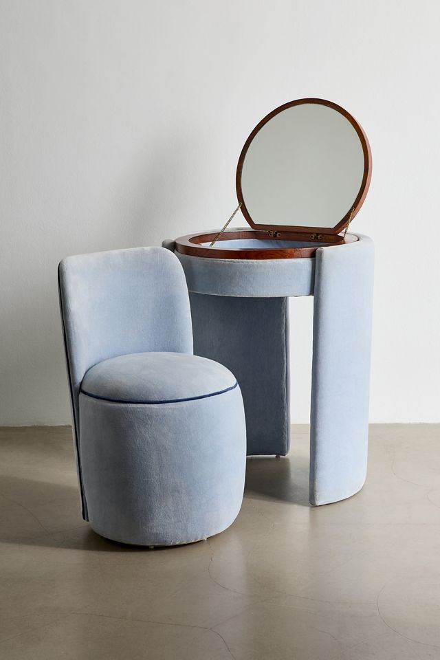 Jane Velvet Vanity and Chair Set | Stylish & Modern