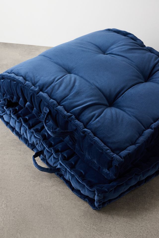 Rohini Navy Velvet Daybed Cushion #3