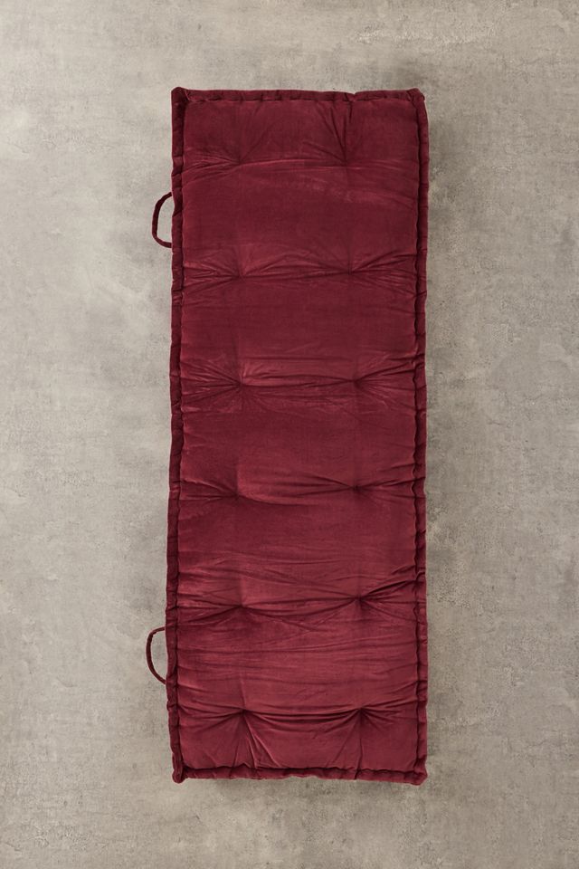 Rohini Cabernet Velvet Daybed Cushion #1