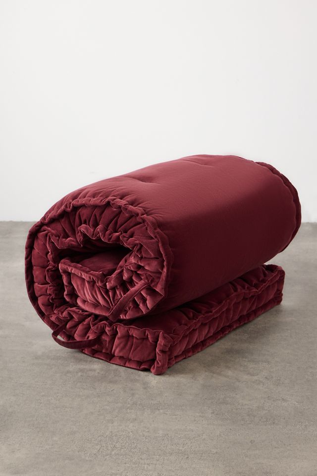 Rohini Cabernet Velvet Daybed Cushion #2