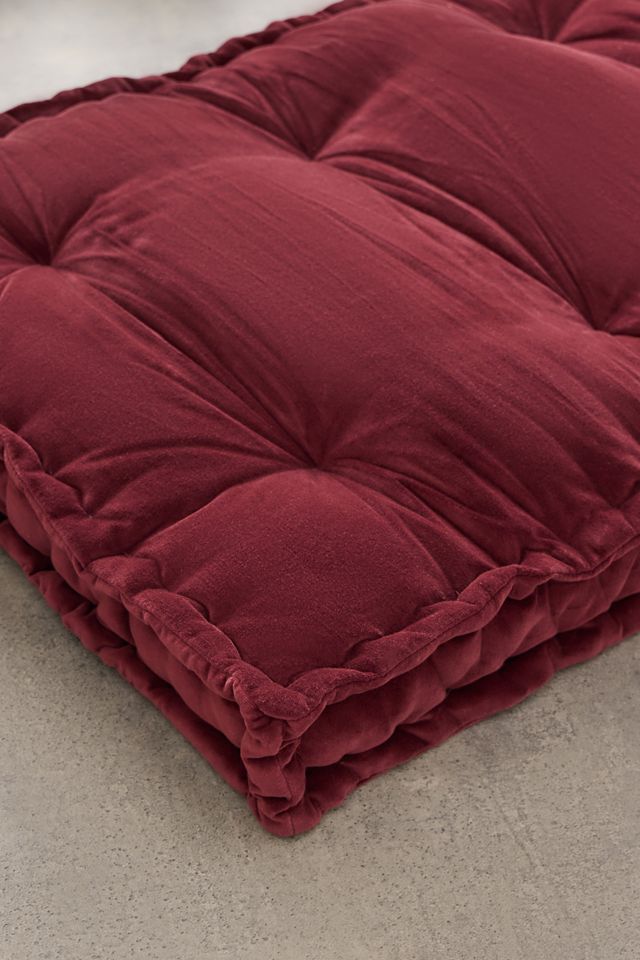 Rohini Cabernet Velvet Daybed Cushion #4