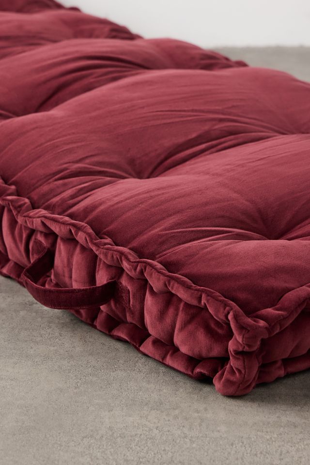Rohini Cabernet Velvet Daybed Cushion #5