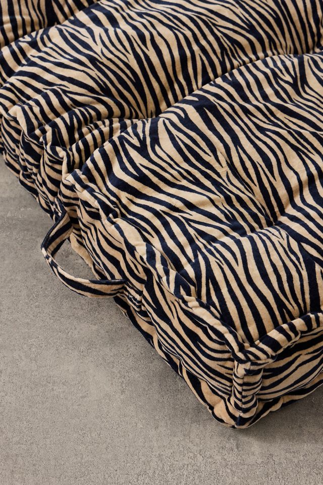 Rohini Zebra Velvet Daybed Cushion #5