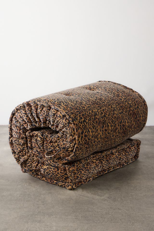 Rohini Leopard Velvet Daybed Cushion #1
