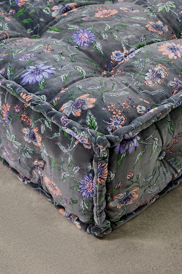Reema Ella Vine Two-Seater Velvet Floor Cushion #5