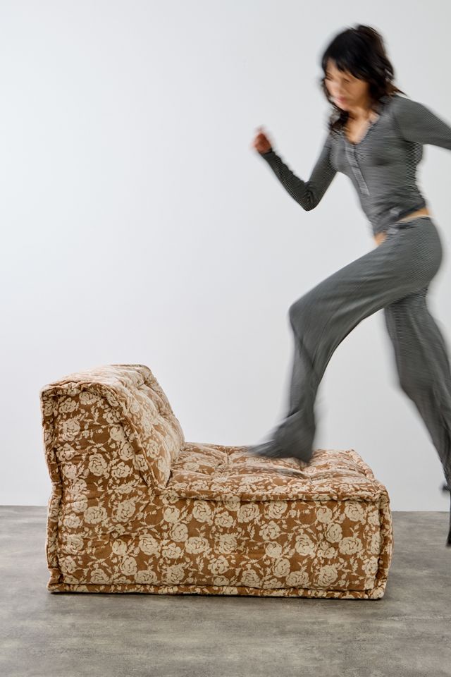 Reema Malibu Two-Seater Velvet Floor Cushion #3
