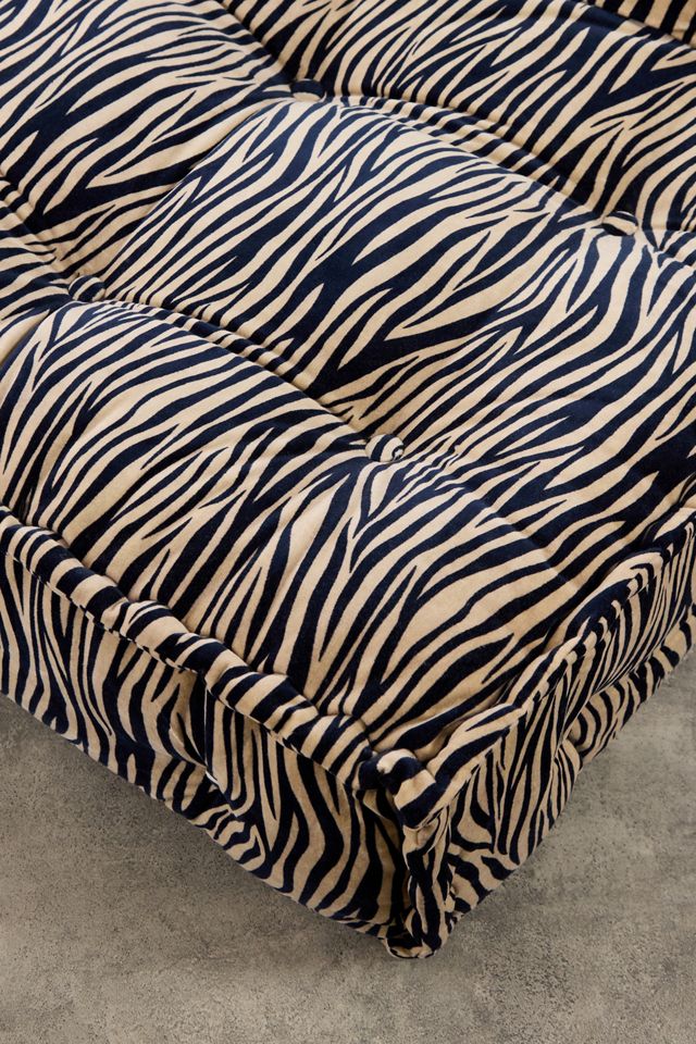 Reema Zebra Two-Seater Floor Cushion #3