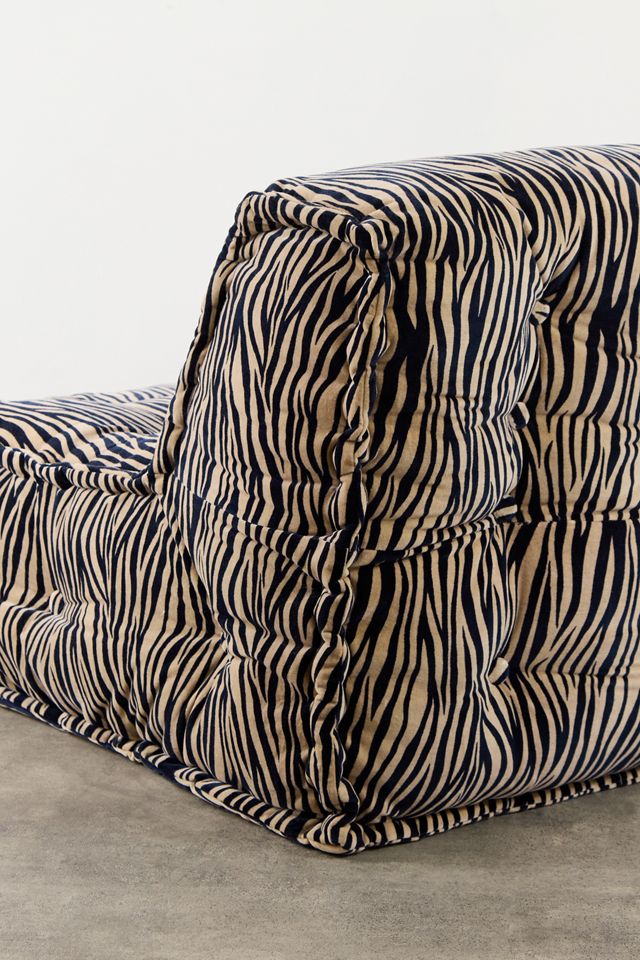 Reema Zebra Two-Seater Floor Cushion #5
